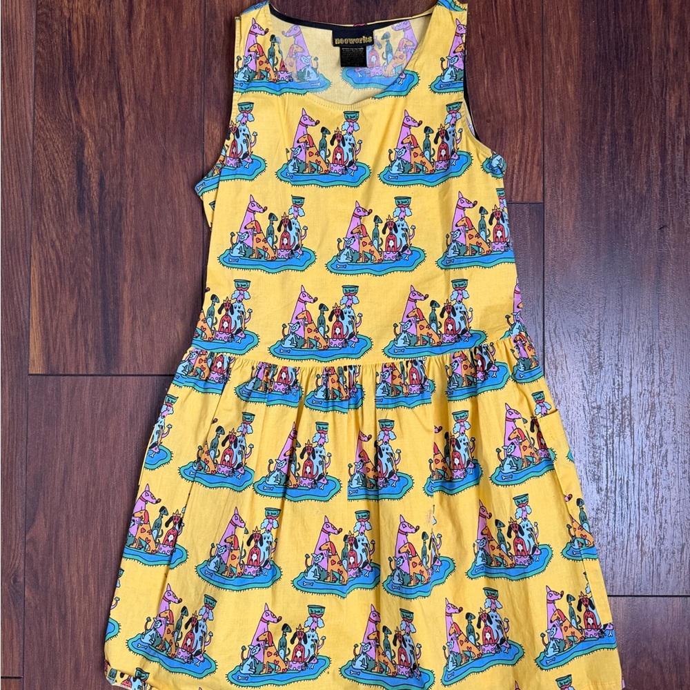 Nooworks Dog Party Dress with Playful Print
